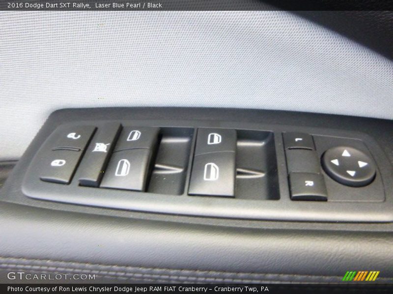 Laser Blue Pearl / Black 2016 Dodge Dart SXT Rallye