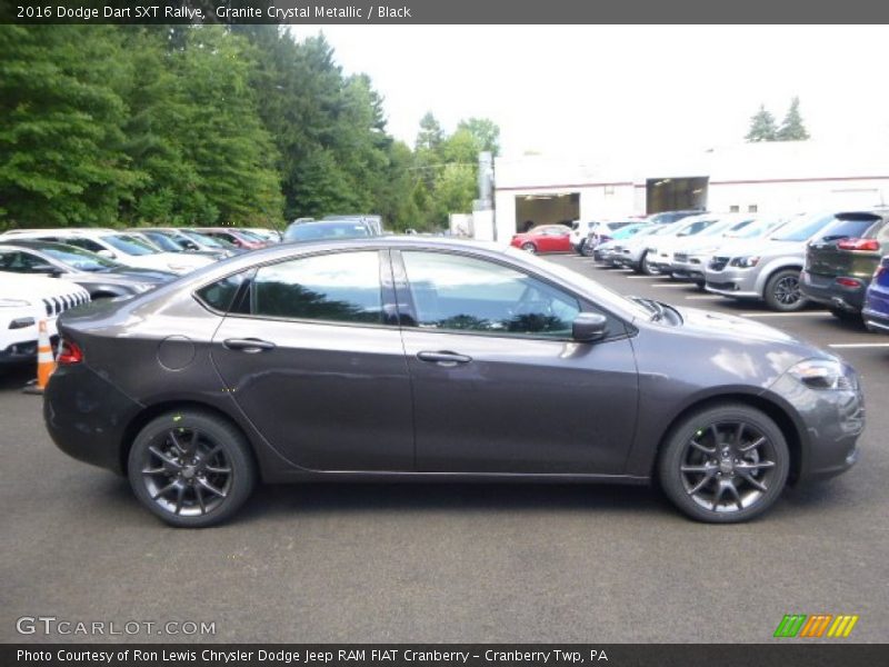 Granite Crystal Metallic / Black 2016 Dodge Dart SXT Rallye