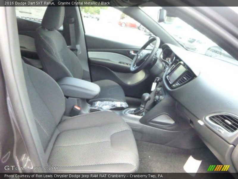 Granite Crystal Metallic / Black 2016 Dodge Dart SXT Rallye