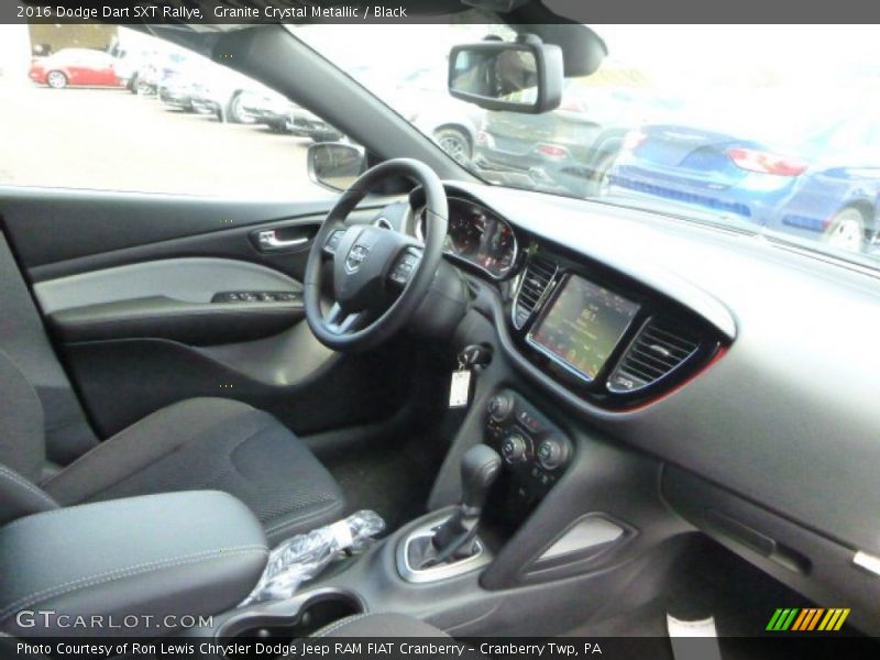 Granite Crystal Metallic / Black 2016 Dodge Dart SXT Rallye