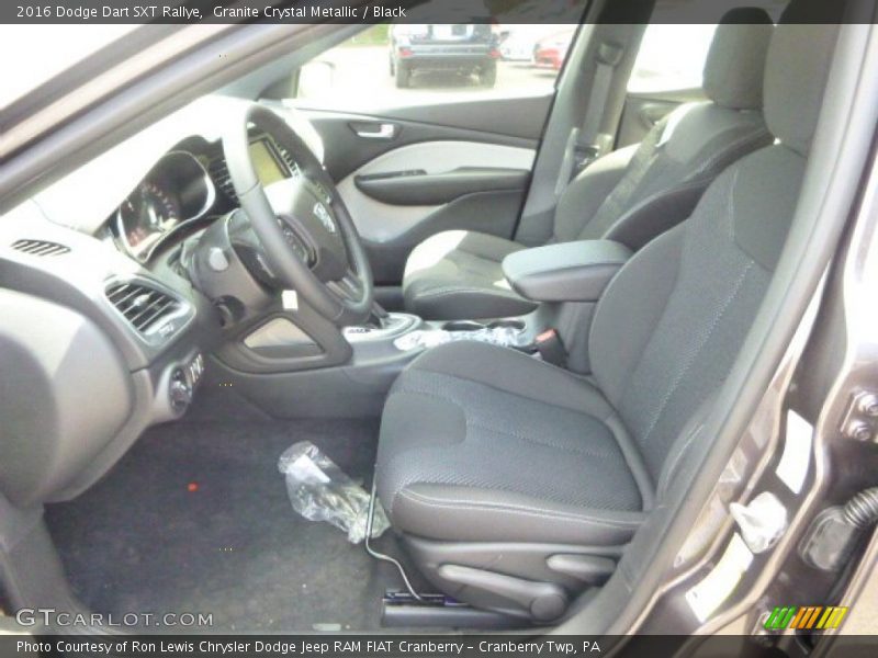 Granite Crystal Metallic / Black 2016 Dodge Dart SXT Rallye