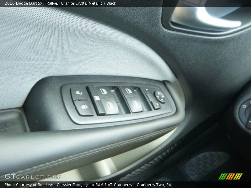 Granite Crystal Metallic / Black 2016 Dodge Dart SXT Rallye
