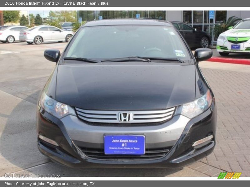 Crystal Black Pearl / Blue 2010 Honda Insight Hybrid LX