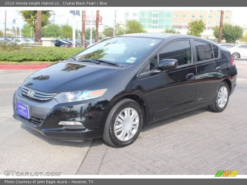 Crystal Black Pearl / Blue 2010 Honda Insight Hybrid LX