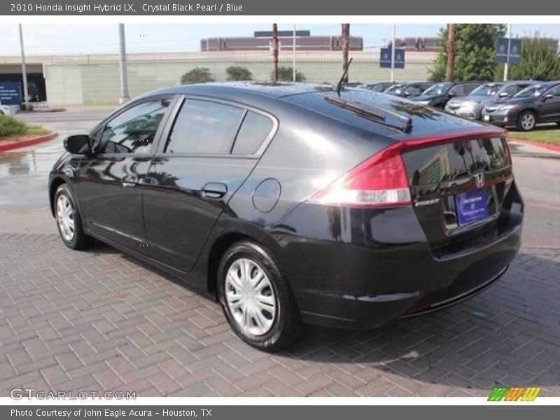 Crystal Black Pearl / Blue 2010 Honda Insight Hybrid LX