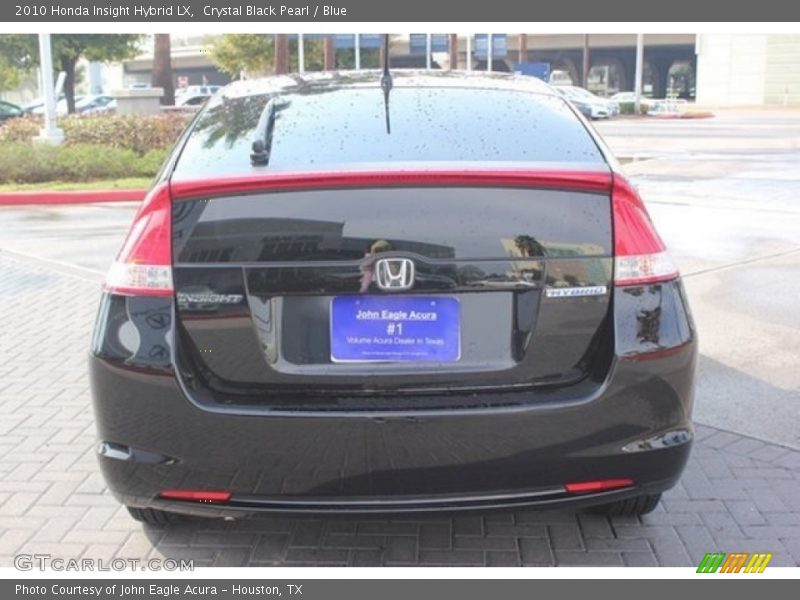 Crystal Black Pearl / Blue 2010 Honda Insight Hybrid LX