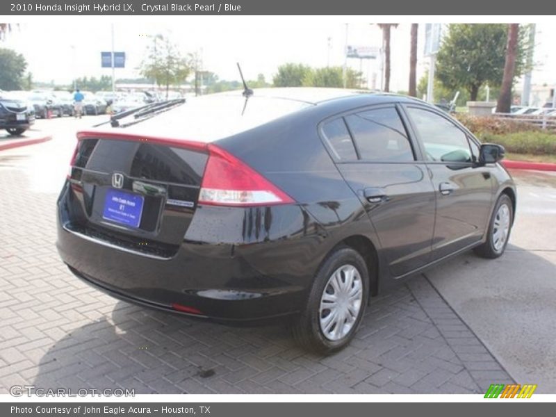Crystal Black Pearl / Blue 2010 Honda Insight Hybrid LX