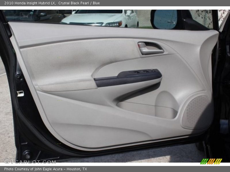 Crystal Black Pearl / Blue 2010 Honda Insight Hybrid LX