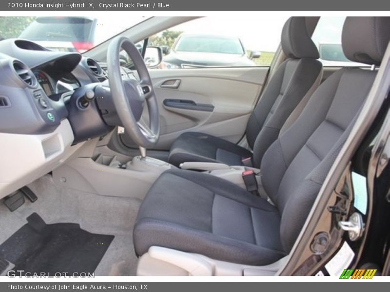 Crystal Black Pearl / Blue 2010 Honda Insight Hybrid LX
