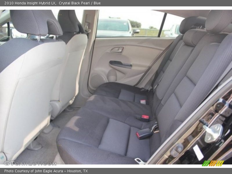 Crystal Black Pearl / Blue 2010 Honda Insight Hybrid LX