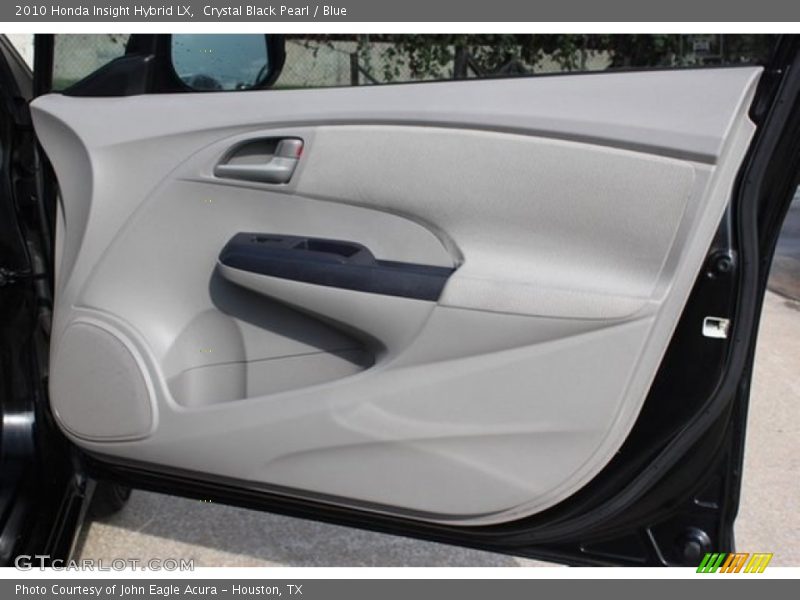 Crystal Black Pearl / Blue 2010 Honda Insight Hybrid LX