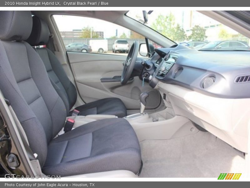 Crystal Black Pearl / Blue 2010 Honda Insight Hybrid LX