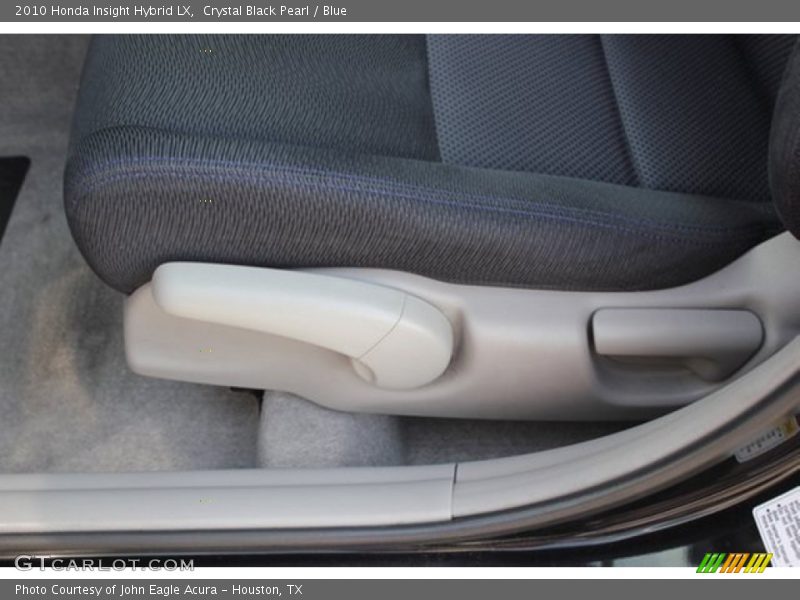 Crystal Black Pearl / Blue 2010 Honda Insight Hybrid LX