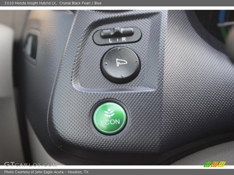 Crystal Black Pearl / Blue 2010 Honda Insight Hybrid LX