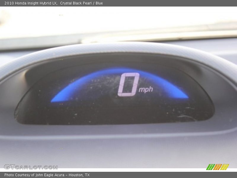 Crystal Black Pearl / Blue 2010 Honda Insight Hybrid LX