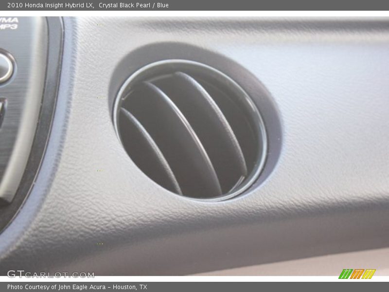 Crystal Black Pearl / Blue 2010 Honda Insight Hybrid LX