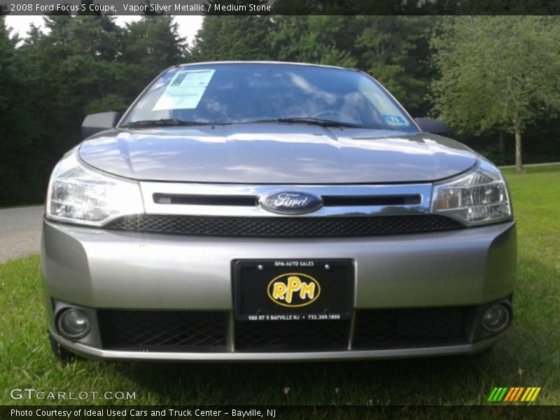 Vapor Silver Metallic / Medium Stone 2008 Ford Focus S Coupe