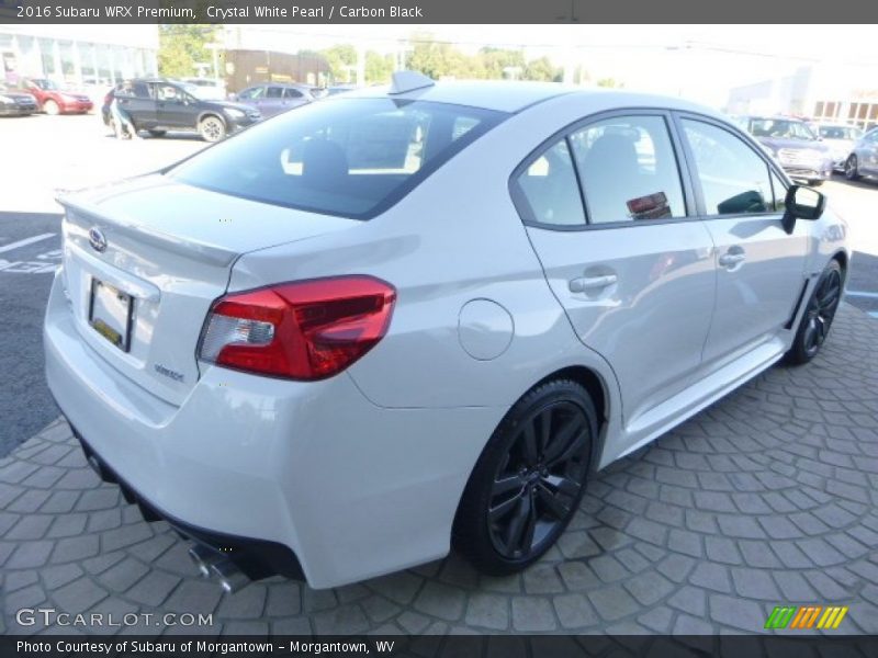 Crystal White Pearl / Carbon Black 2016 Subaru WRX Premium