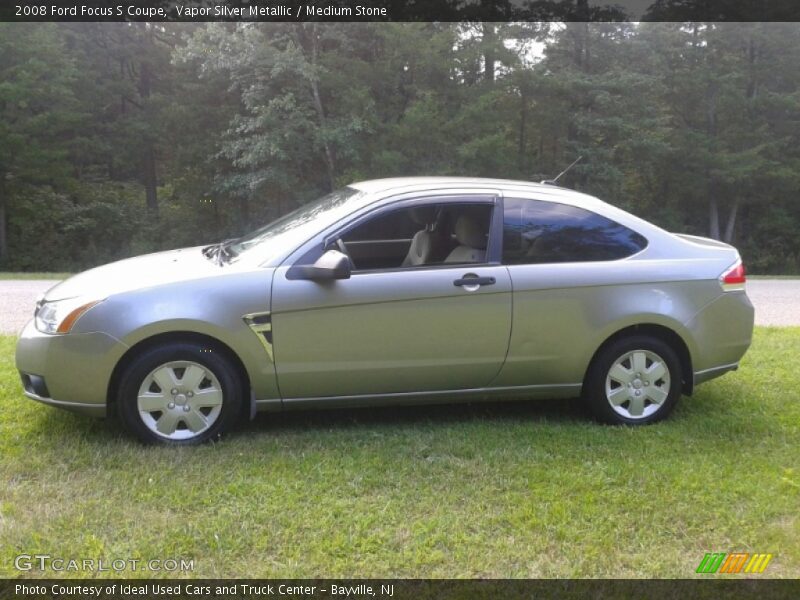 Vapor Silver Metallic / Medium Stone 2008 Ford Focus S Coupe