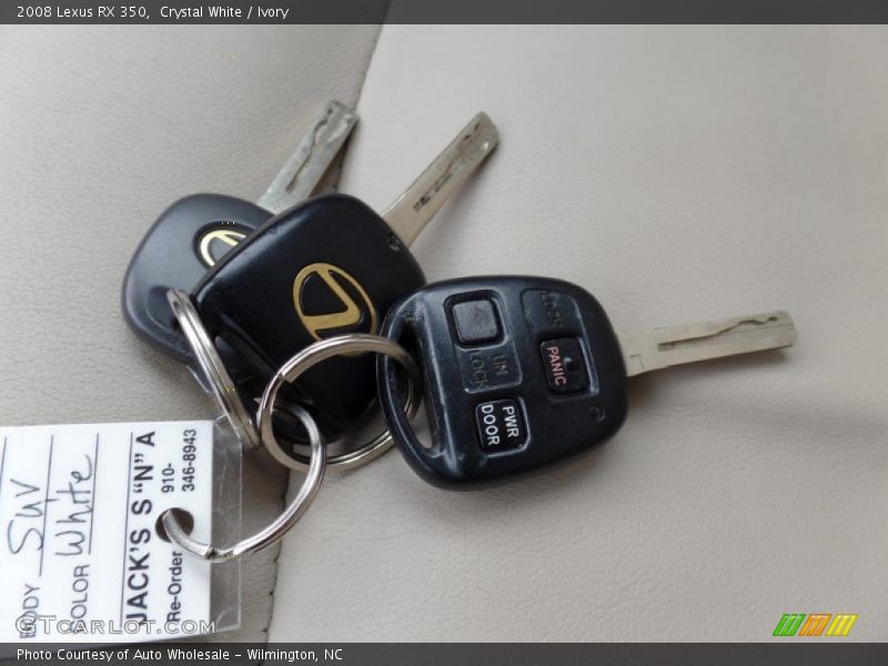 Crystal White / Ivory 2008 Lexus RX 350