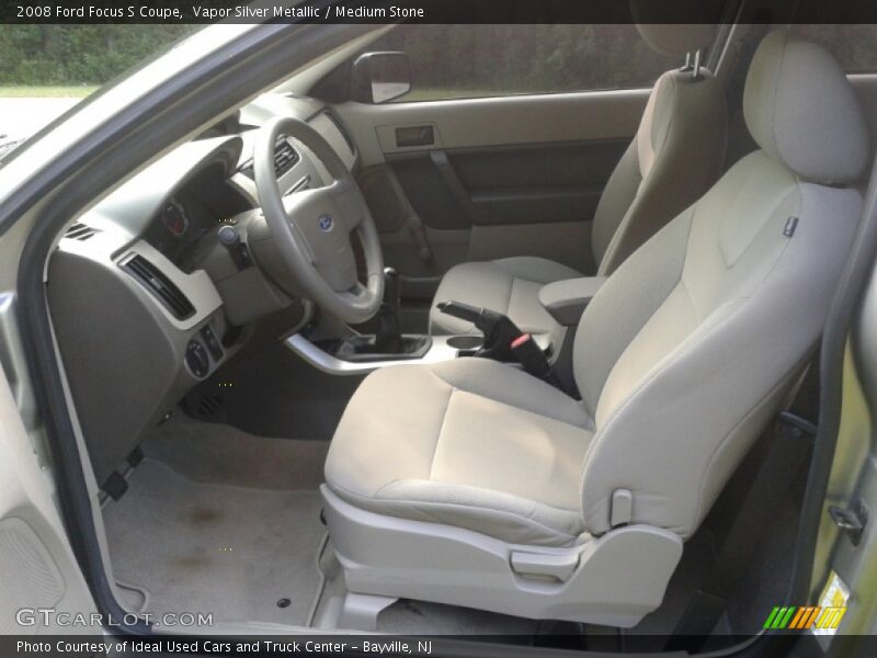 Vapor Silver Metallic / Medium Stone 2008 Ford Focus S Coupe