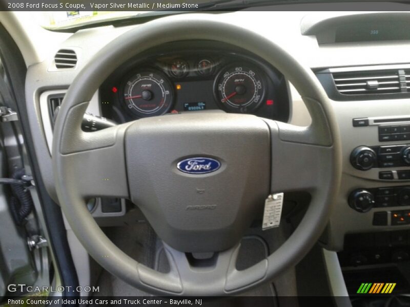 Vapor Silver Metallic / Medium Stone 2008 Ford Focus S Coupe