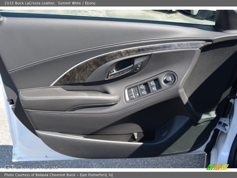 Summit White / Ebony 2015 Buick LaCrosse Leather