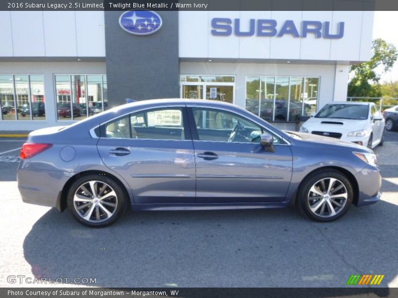 Twilight Blue Metallic / Warm Ivory 2016 Subaru Legacy 2.5i Limited
