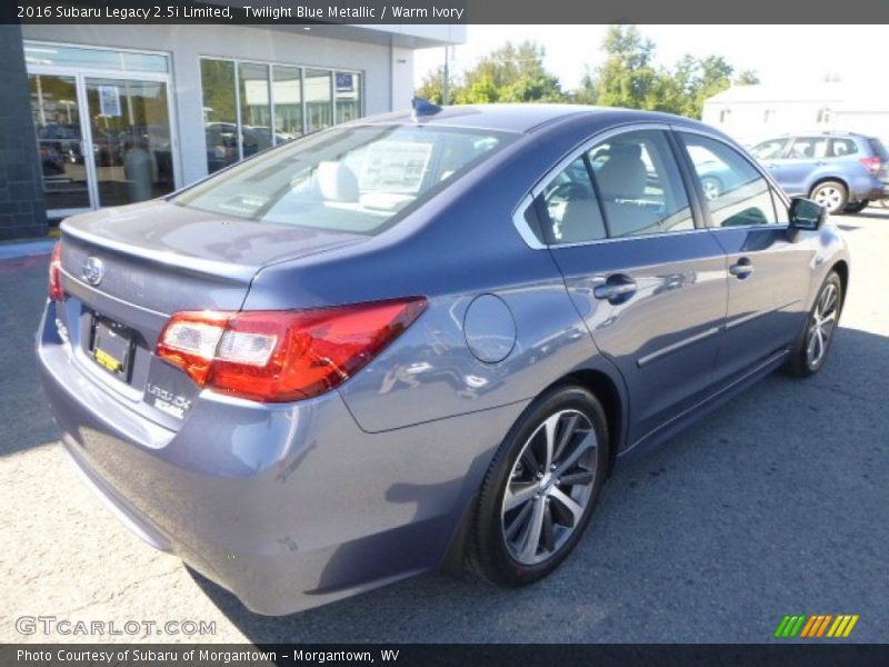 Twilight Blue Metallic / Warm Ivory 2016 Subaru Legacy 2.5i Limited