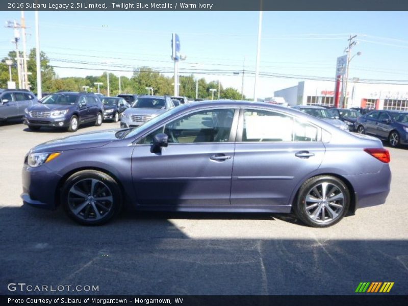 Twilight Blue Metallic / Warm Ivory 2016 Subaru Legacy 2.5i Limited