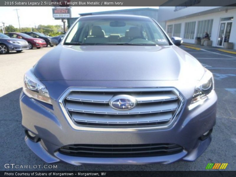 Twilight Blue Metallic / Warm Ivory 2016 Subaru Legacy 2.5i Limited