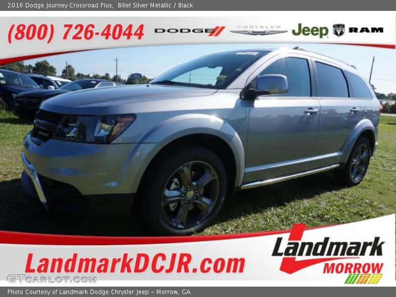 Billet Silver Metallic / Black 2016 Dodge Journey Crossroad Plus