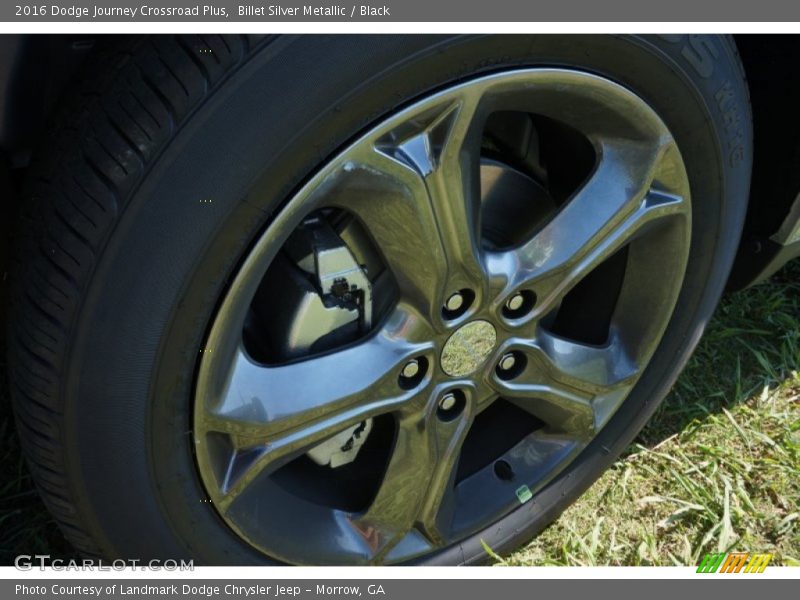 Billet Silver Metallic / Black 2016 Dodge Journey Crossroad Plus