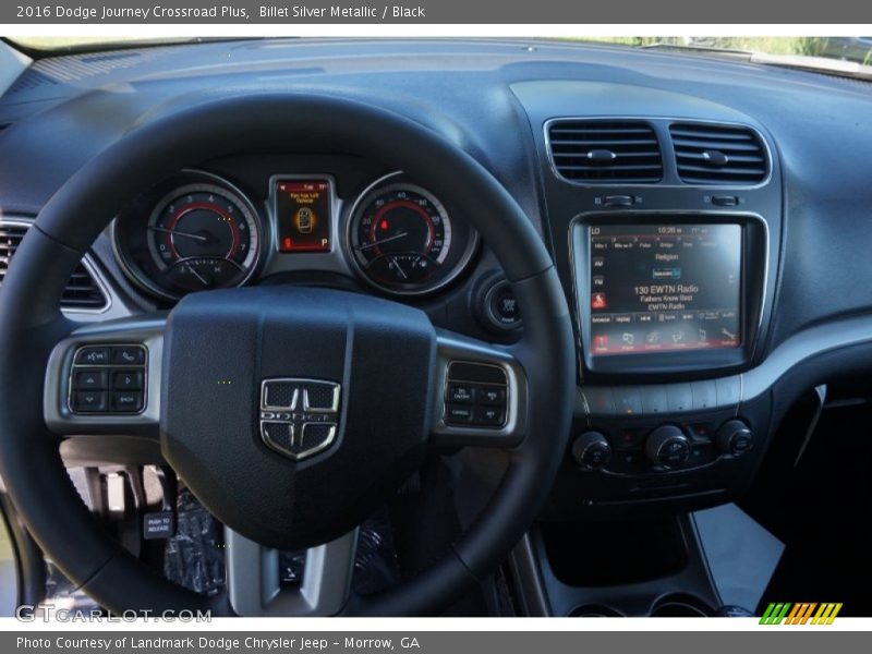 Billet Silver Metallic / Black 2016 Dodge Journey Crossroad Plus