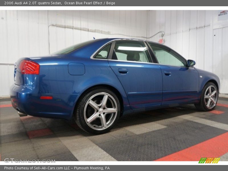 Ocean Blue Pearl Effect / Beige 2006 Audi A4 2.0T quattro Sedan