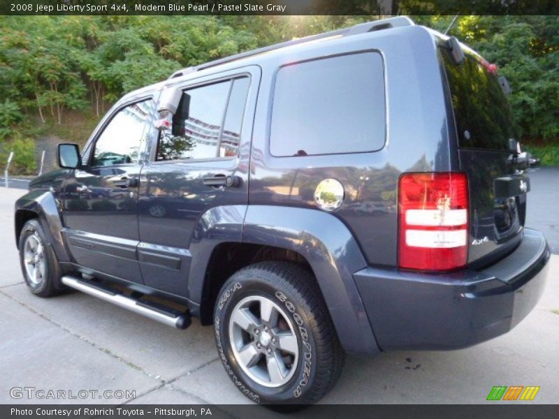 Modern Blue Pearl / Pastel Slate Gray 2008 Jeep Liberty Sport 4x4