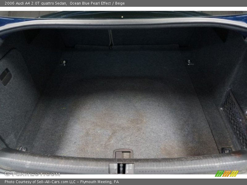 Ocean Blue Pearl Effect / Beige 2006 Audi A4 2.0T quattro Sedan