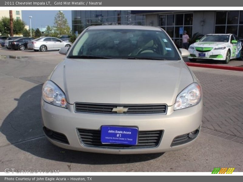 Gold Mist Metallic / Neutral 2011 Chevrolet Impala LT
