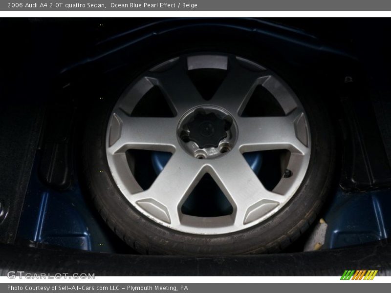 Ocean Blue Pearl Effect / Beige 2006 Audi A4 2.0T quattro Sedan