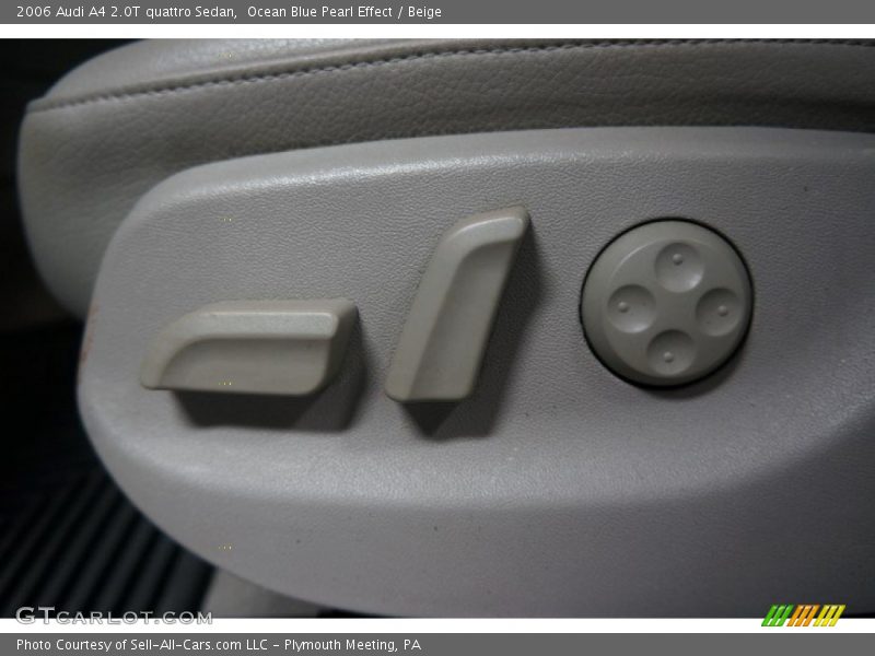Ocean Blue Pearl Effect / Beige 2006 Audi A4 2.0T quattro Sedan
