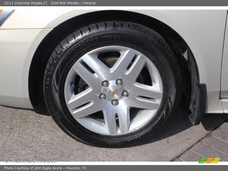 Gold Mist Metallic / Neutral 2011 Chevrolet Impala LT