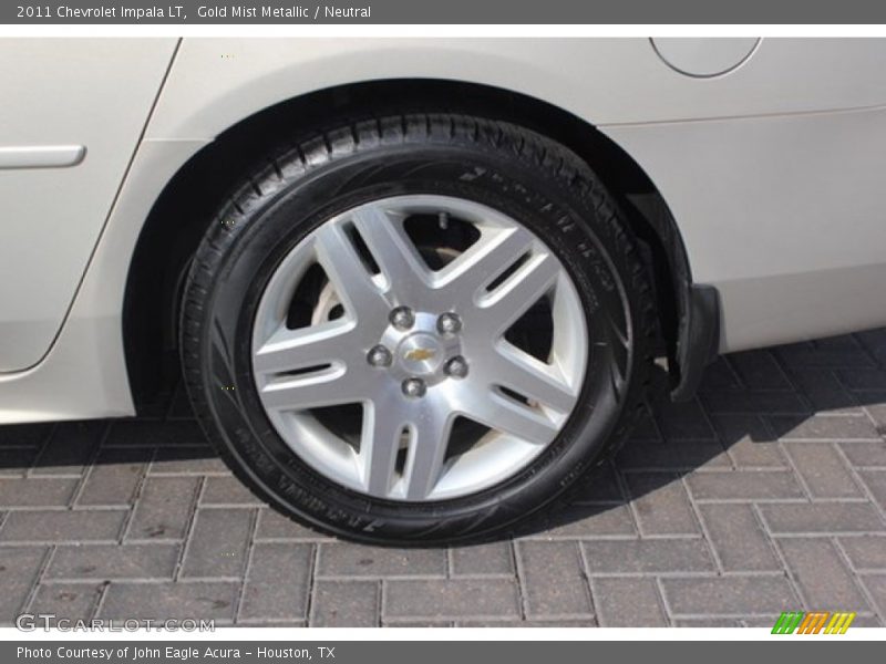 Gold Mist Metallic / Neutral 2011 Chevrolet Impala LT