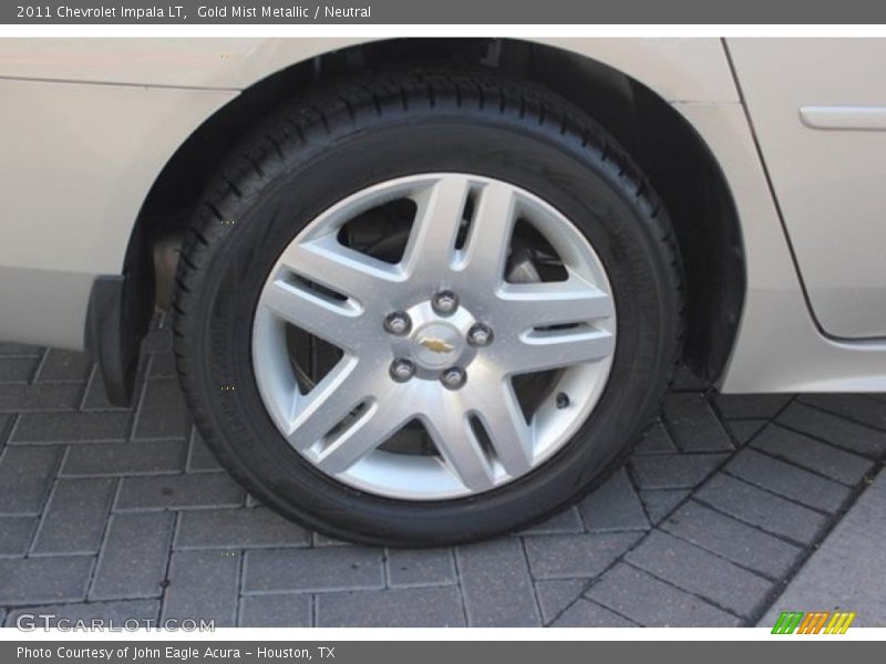 Gold Mist Metallic / Neutral 2011 Chevrolet Impala LT