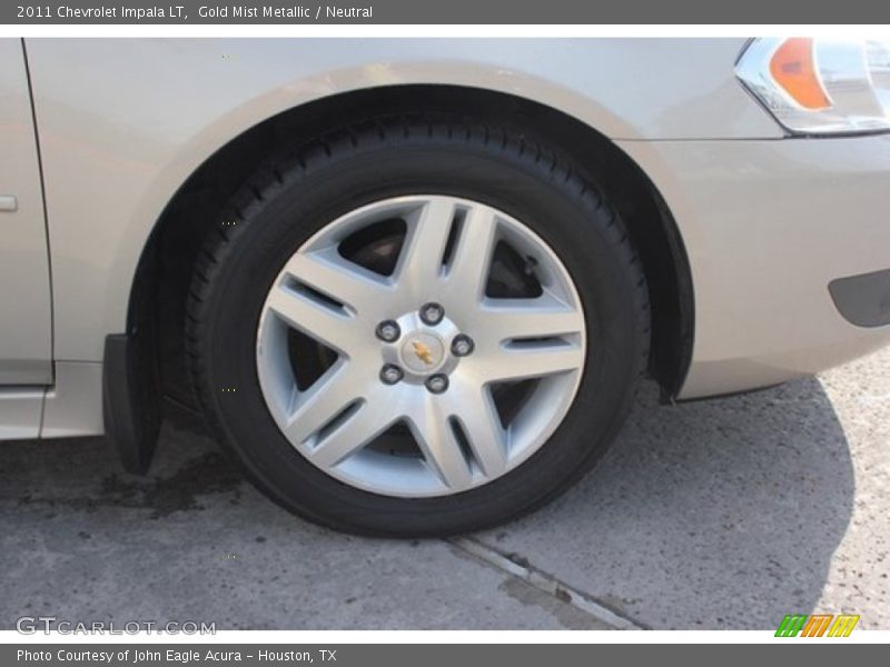 Gold Mist Metallic / Neutral 2011 Chevrolet Impala LT