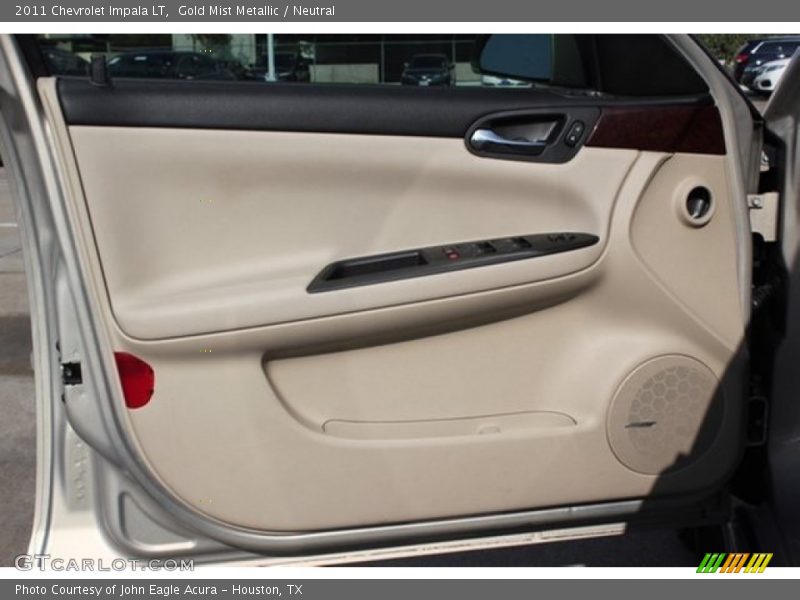 Gold Mist Metallic / Neutral 2011 Chevrolet Impala LT