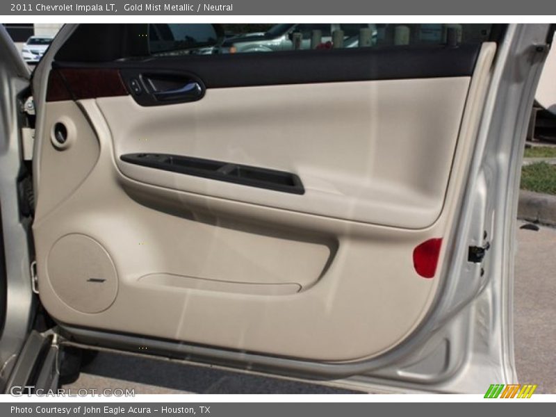 Gold Mist Metallic / Neutral 2011 Chevrolet Impala LT