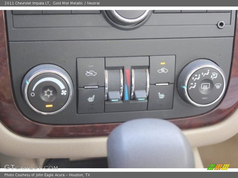 Gold Mist Metallic / Neutral 2011 Chevrolet Impala LT