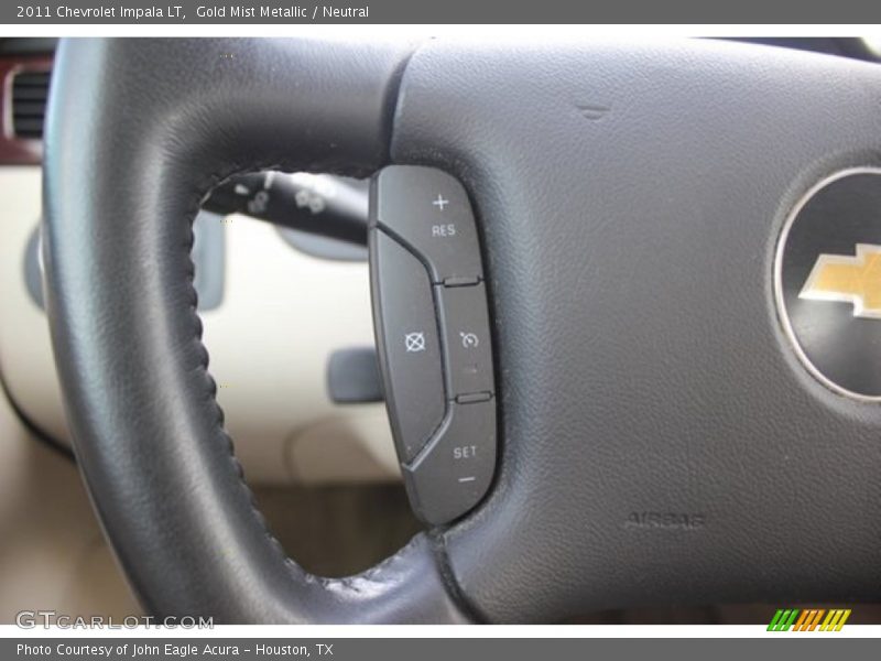 Gold Mist Metallic / Neutral 2011 Chevrolet Impala LT