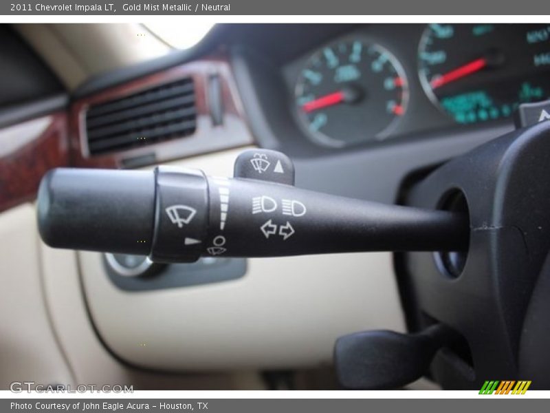 Gold Mist Metallic / Neutral 2011 Chevrolet Impala LT