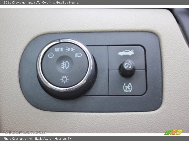 Gold Mist Metallic / Neutral 2011 Chevrolet Impala LT